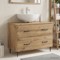 Ντουλάπα Νιπτήρα Mπάνιου HAARLEM Artisan Δρυς 82 x 41 x 58,5 εκ 896804