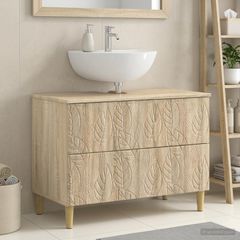 Ντουλάπα Νιπτήρα Mπάνιου DELFT Sonoma Δρυς 82 x 41 x 59 εκ 897017