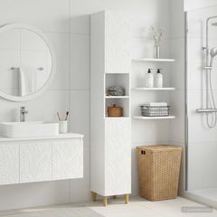 Ντουλάπι Μπάνιου με Ανοιχτό Ράφι DELFT Λευκό 30 x 31 x 190 εκ 897035