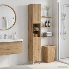 Ντουλάπι Μπάνιου με Ανοιχτό Ράφι DELFT Artisan Δρυς 897044