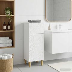 Ντουλάπι Αποθήκευσης Μπάνιου DELFT Λευκό 30 x 31 x 80 εκ. 897045