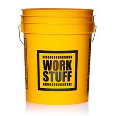Work Stuff Κουβάς Πλυσίματος Αυτοκινήτου Κίτρινος 20lt WS041
