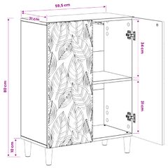 Ντουλάπι Αποθήκευσης Μπάνιου DELFT Artisan Δρυς 897064-thumb-8