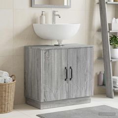 Ντουλάπα Νιπτήρα Mπάνιου HOORN Γκρι Sonoma 59,5 x 31,5 x 56 εκ. 897231
