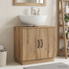 Ντουλάπα Νιπτήρα Mπάνιου HOORN Artisan Δρυς 897234