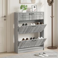 Ντουλάπα Παπουτσιών UTRECHT 78 x 24 x 100 εκ. Γκρι Sonoma 897761