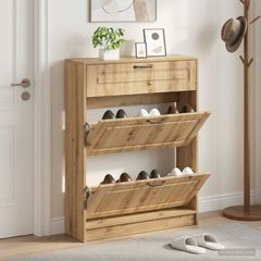 Ντουλάπα Παπουτσιών UTRECHT 78 x 24 x 100 εκ. Artisan Δρυς 897764
