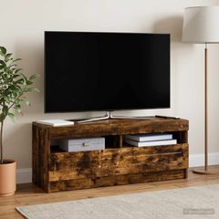 Ντουλάπα LED Τηλεόρασης Καπνισμένο Ξύλο Δρυός 897870