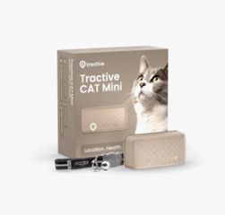 Tractive CAT mini GPS Pet Tracker Γάτας με Κολάρο Brown (Τεμάχιο)
