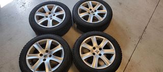 ΖΑΝΤΕΣ PEUGEOT ΑΛΟΥΜΙΝΙΟΥ SPA 16"" + ΕΛΑΣΤΙΚΑ M+S KORMORAN-thumb-1