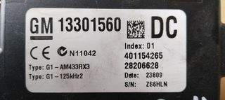 Ασφαλειοθήκη OPEL CORSA D 2006 - 2011 GM 13301560
