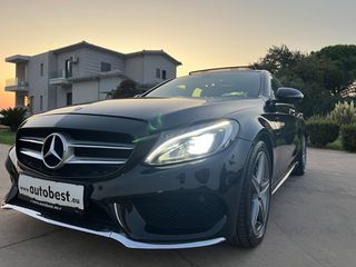 Mercedes-Benz C 180 2016 AMG d BlueTEC Αυτόματο+Oροφή πανοραμική-thumb-16
