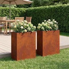 Γλάστρα Κήπου 2 τμχ. Σκ rusty 40 x 20 x 50 εκ 8005427