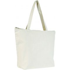 UBAG NEW YORK Τσάντα αγοράς με εσωτερική τσέπη 100% Βαμβάκι 51 x 38 x 15εκ 29L NATURAL-thumb-1