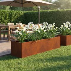 Γλάστρα Κήπου Σκ rusty 100 x 20 x 20 εκ. 8005188