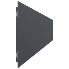 Περίγραμμα γκαζόν 30 τμχ. 15 x 103 cm Ατσάλι Ανθρακί 8014180-thumb-4
