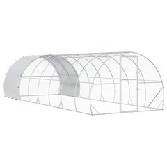 Κοτέτσι Ασημί 800 x 300 x 200 εκ. Γαλβανισμένος Χάλυβας 3434698