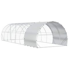 Κοτέτσι Ασημί 800 x 300 x 200 εκ. Γαλβανισμένος Χάλυβας 3434698-thumb-4