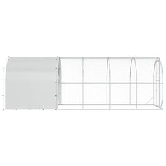 Κοτέτσι Ασημί 600 x 200 x 200 εκ. Γαλβανισμένος Χάλυβας 3434682-thumb-3