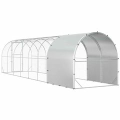 Κοτέτσι Ασημί 800 x 200 x 200 εκ. Γαλβανισμένος Χάλυβας 3434683-thumb-5