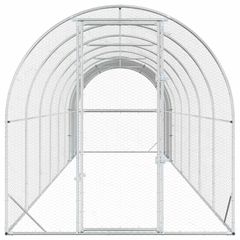 Κοτέτσι Ασημί 800 x 200 x 200 εκ. Γαλβανισμένος Χάλυβας 3434683-thumb-3