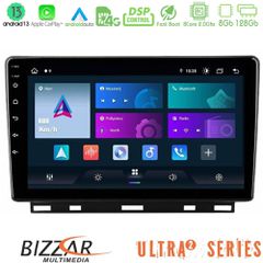 BIZZAR U-UL2-RN1389 Ultra Series Renault Clio 5 2020-2025 8core Android13 8+128GB Navigation Multimedia Tablet 9"