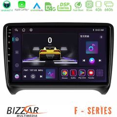 BIZZAR U-F-AU0828 F Series 8Core Android14 4+64GB Audi TT B7 Navigation Multimedia Tablet 9" Με Carplay & Android Auto