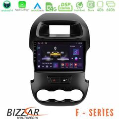 BIZZAR U-F-FD0591 F Series 8Core Android14 4+64GB Ford Ranger 2012-2016 Navigation Multimedia Tablet 9" Με Carplay & Android Auto