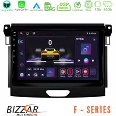 BIZZAR U-F-FD0617 F Series 8Core Android14 4+64GB Ford Ranger 2017-2022 Navigation Multimedia Tablet 9" Με Carplay & Android Auto