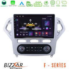 BIZZAR U-F-FD0919AC F Series 8Core Android14 4+64GB Ford Mondeo 2007-2011 (Auto A/C) Navigation Multimedia Tablet 10" Με Carplay & Android Auto
