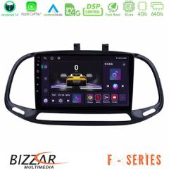 BIZZAR U-F-FT0909 F Series 8Core Android14 4+64GB Fiat Doblo 2015-2022 Navigation Multimedia Tablet 9" Με Carplay & Android Auto