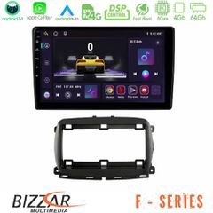 BIZZAR U-F-FT1150 F Series 8Core Android14 4+64GB Fiat 500 2016 Navigation Multimedia Tablet 9" Με Carplay & Android Auto