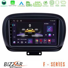 BIZZAR U-F-FT0534 F Series 8Core Android14 4+64GB Fiat 500X Navigation Multimedia Tablet 9" Με Carplay & Android Auto