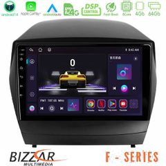 BIZZAR U-F-HY0029 F Series 8Core Android14 4+64GB Hyundai IX35 Auto A/C Navigation Multimedia Tablet 9" Με Carplay & Android Auto