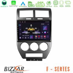 BIZZAR U-F-JP1023 F Series 8Core Android14 4+64GB Jeep Compass/Patriot 2007-2008 Navigation Multimedia Tablet 10" Με Carplay & Android Auto