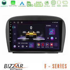 BIZZAR U-F-MB0479 F Series 8Core Android14 4+64GB Mercedes SL Class 2005-2011 Navigation Multimedia Tablet 9" Με Carplay & Android Auto