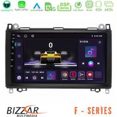 BIZZAR U-F-MB0759 F Series 8Core Android14 4+64GB Mercedes A/B/Vito/Sprinter Class Navigation Multimedia Tablet 9" Με Carplay & Android Auto