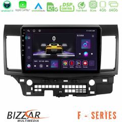 BIZZAR U-F-MT232 F Series 8Core Android14 4+64GB Mitsubishi Lancer 2008 – 2015 Navigation Multimedia Tablet 10" Με Carplay & Android Auto