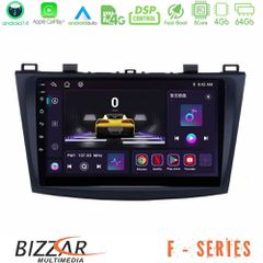 BIZZAR U-F-MZ0228 F Series 8Core Android14 4+64GB Mazda 3 2009-2014 Navigation Multimedia Tablet 9" Με Carplay & Android Auto