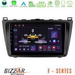 BIZZAR U-F-MZ0233 F Series 8Core Android14 4+64GB Mazda 6 2008-2012 Navigation Multimedia Tablet 9" Με Carplay & Android Auto