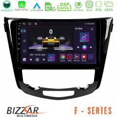 BIZZAR U-F-NS0004A F Series 8Core Android14 4+64GB Nissan Qashqai J11 (AUTO A/C) Navigation Multimedia Tablet 10" Με Carplay & Android Auto