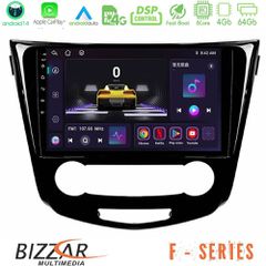 BIZZAR U-F-NS0004M F Series 8Core Android14 4+64GB Nissan Qashqai J11 (Manual A/C) Navigation Multimedia Tablet 10" Με Carplay & Android Auto