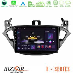 BIZZAR U-F-OP0425 F Series 8Core Android14 4+64GB Opel Corsa E/Adam Navigation Multimedia Tablet 9" Με Carplay & Android Auto