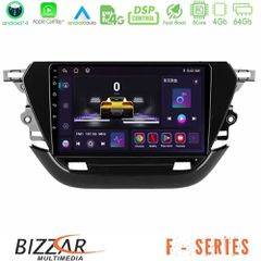 BIZZAR U-F-OP1740 F Series 8Core Android14 4+64GB Opel Corsa F 2019-2023 Navigation Multimedia Tablet 9" Με Carplay & Android Auto