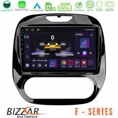 BIZZAR U-F-RN748M F Series 8Core Android14 4+64GB Renault Captur 2013-2019 (Manual AC) Navigation Multimedia Tablet 9" Με Carplay & Android Auto