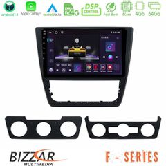 BIZZAR U-F-SK0151 F Series 8Core Android14 4+64GB Skoda Yeti 2009- Navigation Multimedia Tablet 10" Με Carplay & Android Auto