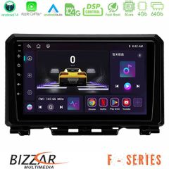 BIZZAR U-F-SZ0546 F Series 8Core Android14 4+64GB Suzuki Jimny 2018-2022 Navigation Multimedia Tablet 9" Με Carplay & Android Auto