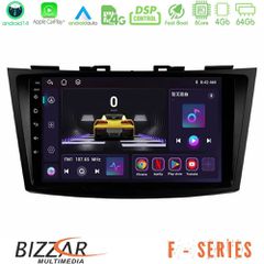 BIZZAR U-F-SZ523 F Series 8Core Android14 4+64GB Suzuki Swift 2011-2016 Navigation Multimedia Tablet 9" Με Carplay & Android Auto
