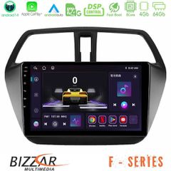 BIZZAR U-F-SZ578 F Series 8Core Android14 4+64GB Suzuki SX4 S-Cross Navigation Multimedia Tablet 9" Με Carplay & Android Auto