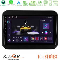 BIZZAR U-F-SZ580 F Series 8Core Android14 4+64GB Suzuki Ignis Navigation Multimedia Tablet 9" Με Carplay & Android Auto